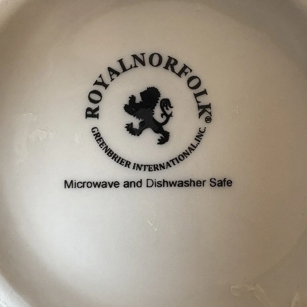 Set Of 4 Royal Norfolk Holly Christmas Bowl